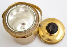 Bár-szett, üveg kupicákon kicsi csorbával, 9 db