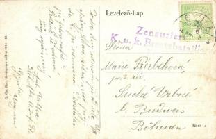 Hortobágy, csikósok  + Zensuriert K.u.K. Ersatzbataillon (EK)