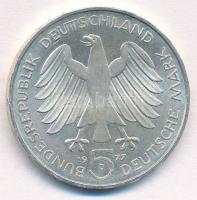 NSZK 1977J 5M Ag "Carl Friedrich Gauss születésének 200. évfordulója" T:1-  FRG 1977J 5 Ma...