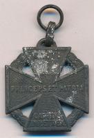 1916. Károly-csapatkereszt cink kitüntetés mellszalag nélkül T:2,2- Hungary 1916. Charles Troop Cross Zn decoration without ribbon C:XF,VF NMK 295.