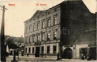 1909 Sopron, Evangélikus lyceum, Nitsch György üzlete, Chemische Putzanstube. Kummert L. utóda 425. sz. (EK)