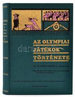 Dr. Mező Ferenc Az olympiai játékok története. Gróf Klebelsberg Kuno vallás és közoktatási m. kir. miniszter előszavával. Szekszárd, 2004, Babits Kiadó, 301 p. + 2 térkép (kihajtható.) Gazdag szövegközti képanyaggal illusztrált. Kiadói aranyozott egészvászon-kötés, jó állapotban. 1929-es kiadás hasonmás kiadása.