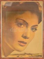 Bara Margit  (1928-2016) Kossuth- és Balázs Béla-díjas magyar színművésznőről készült két nagyméretű...