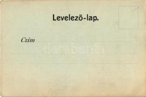 Orsova, Kazán szoros holdfényben. Kiadja Hutterer G. No. 59. / Kasanpartie / Cazane / gorge in moonl...