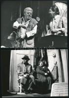 cca 1990 Farkas Tamás (1925-2014): 5db színészfotó, közte Máthé Erzsi, Gálvölgyi János és mások, a h...