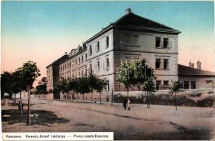 Pancsova, Pancevo; Ferenc József laktanya. Horovitz kiadása / military barracks