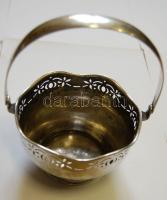 cca Századeleji boboniere (bonbon-tartó), ezüst 220g, dekoratív, jó állapotban