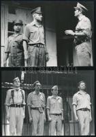 cca 1980-1990 Farkas Tamás (1925-2014): 6 db színészfotó, közte Lukács Sándor, Kálid Artúr, Hegedűs ...