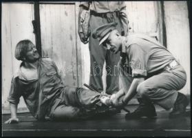 cca 1980-1990 Farkas Tamás (1925-2014): 6 db színészfotó, közte Lukács Sándor, Kálid Artúr, Hegedűs ...