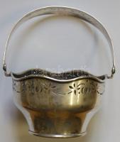 cca Századeleji boboniere (bonbon-tartó), ezüst 220g, dekoratív, jó állapotban