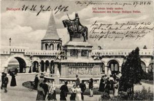 1906 Budapest I. Szent István király szobra
