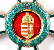 1991. "A Magyar Köztársasági Érdemrend középkeresztje, polgári tagozat" karikán jelzett zo...