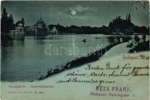 1898 Budapest XIV. Városligeti tó, korcsolyacsarnok (EK)