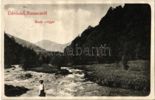 1916 Jádremete, Remecz (Remete), Remeti; Runk völgye / creek valley (r)
