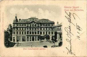 1899 Pécs, Takarékpénztár palotája