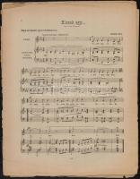 1921 Hiszekegy... kotta, díszes borítóval, különálló lapokkal