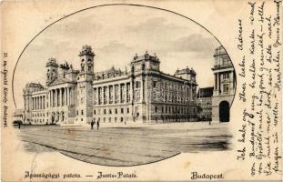 1901 Budapest V. Igazságügyi palota. Divald Károly 11. sz.