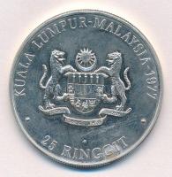 Malajzia 1977. 25R Ag "Kilencedik Délkelet-Ázsiai Játékok" T:1-
Malaysia 1977. 25 Ringgit...