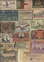 Német Birodalom/Weimari Köztársaság 1919-1921. klf városi és vasúti szükségpénzek kevés duplával 54d...