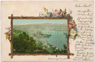 1905 Abbazia, Opatija; Art Nouveau, floral litho (EK)