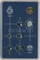 Aruba 1986. 5c-2 1/2Fl 7xklf db + "Utrechti Verde" zseton plasztiktokos szettben T:1
Arub...