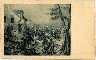 Szolnok, Szolnoki ütközet 1849. március 5. Damjanich egyik legnevezetesebb haditette, a híres 3. és 9. zászlóalj, a rettegett veressipkások diadala. 1848-49-es forradalom és szabadságharc. Komlós Negyvennyolc Sorozat I. 20. / Battle of Szolnok in 1849, Hungarian Revolution of 1848