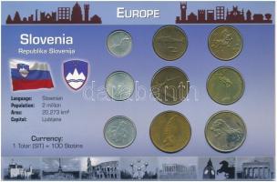Szlovénia 1993-2006.10s-10T (9xklf) forgalmi szett T:1,-1 patina Slovenia 1993-2006 10 Stotinov - 10...
