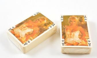 2 pakli erotikus francia kártya, bontatlan csomagolásban