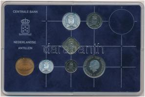Holland Antillák 1983. 1c-2 1/2G (6xklf) + "Utrechti Verde" zseton plasztiktokos szettben ...