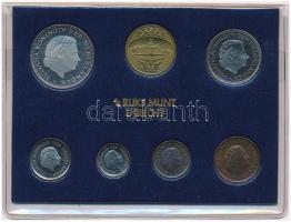 Hollandia 1980. 1c-2 1/2G (6xklf) + "Utrechti Verde" zseton plasztiktokos szettben T:1,1-
...