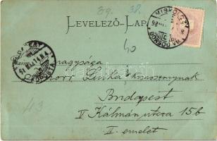 1898 Miskolc, látkép. Kiadja Ferenczi B. (EK)