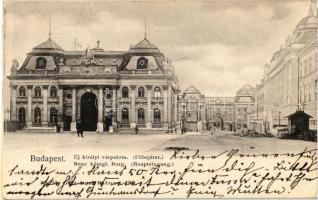 1904 Budapest I. Új Királyi várpalota főbejárata. Ganz Antal No. 53. (EK)