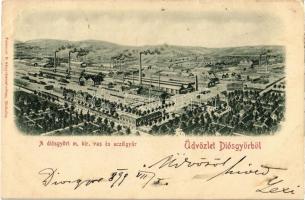 1899 Diósgyőr (Miskolc), M. kir. vas és acélgyár. Kiadja Ferenczi B. (EK)