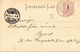 1899 Diósgyőr (Miskolc), M. kir. vas és acélgyár. Kiadja Ferenczi B. (EK)