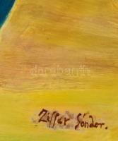 Ziffer jelzéssel: A mester alkotás közben, olaj, farost, 68×83 cm