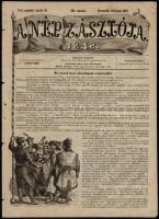 1870 Pest, A Nép Zászlója 1848. újság 16. száma, 8p