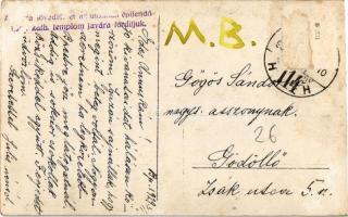 1929 Nyírábrány, Gróf Szapáry kastély. photo  (Rb)