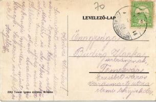 Billéd, Biled; Vasútállomás. Kiadja Tenner Ignác / Bahnhof / railway station + Nagyszentmiklós-Temes...