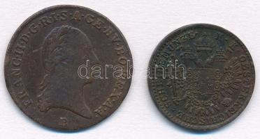 1800B 1kr Cu + 1851B 1/2kr Cu T:3,1-