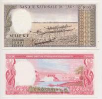 Laosz 1963. 1000K + 1974. 500K T:I 
Lao 1963. 1000 Kip + 1974. 500 Kip C:UNC
Krause 14.b, 17.a