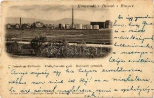 Brassó, Kronstadt, Brasov; Petroleum-Raffinerie / Kőolajfinomító gyár. Julius Müller's Nachfolger Tartler & Schreiber / Rafinaria petroleu / oil refinery plant (fl)