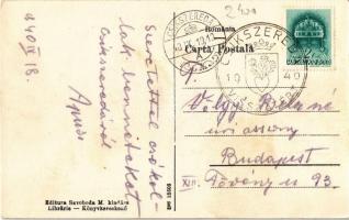 1940 Csíkszereda, Miercurea Ciuc; Ferdinánd király utca / Strada Regele Ferdinand / street + "1...