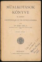 Dr. Bíró Béla: Műalkotások könyve. III. kötet: A középiskolák VII-VIII. osztálya számára. Iskolai se...