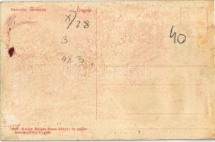 Nevicke, Nevytske, Nyevicke (Ungvár, Uzshorod, Uzhorod); vár részlet "Éljen a Haza" felira...