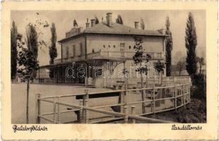 1937 Balatonföldvár, Vasútállomás. Kiadja Cs. Molnár Ferenc (fl)