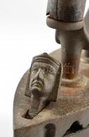 Régi szenes vasaló, 22×18×8 cm