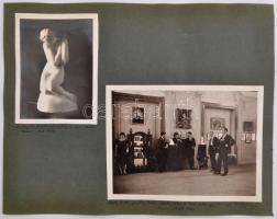 1926 Vác, Egy kiállítás képei, Gorka Géza (1894-1971) keramikus, Pérely Imre (1898-1944) festő, graf...