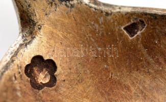 Ezüst (Ag) mokkás kanál, 6 db, jelzett, h: 11 cm, nettó: 90 g