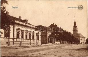1921 Cegléd, Jászberényi utca, Római katolikus templom, Steiner üzlete