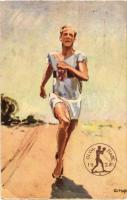 1928 IXe Olympiade Amsterdam / 1928 Summer Olympics in Amsterdam, running s: G. Hofer (EK)